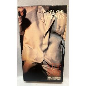 TALKING HEADS Stop Making Sense VHS RCA Columbia 1985 Side Loader Case